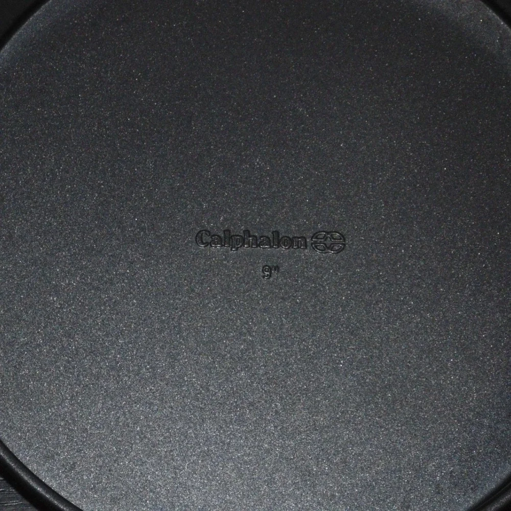 Calphalon Round Cake Pan Set 2pc 9in Gray Excellent Nonstick Steel Bakeware